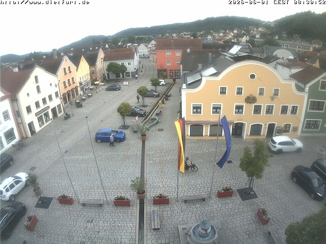 Archiv Foto Webcam Westansicht Marktplatz Dietfurt
