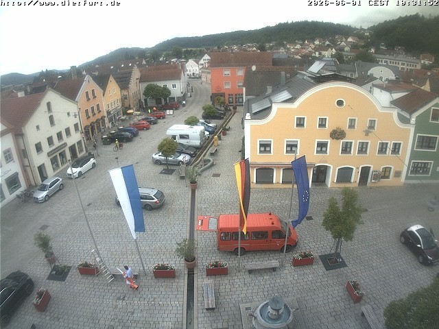 Archiv Foto Webcam Westansicht Marktplatz Dietfurt