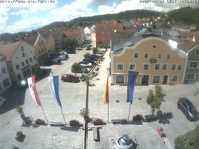 Archiv Foto Webcam Westansicht Marktplatz Dietfurt