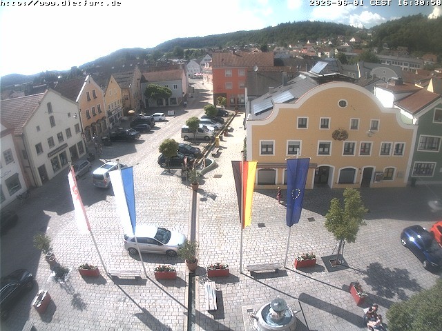 Archiv Foto Webcam Westansicht Marktplatz Dietfurt