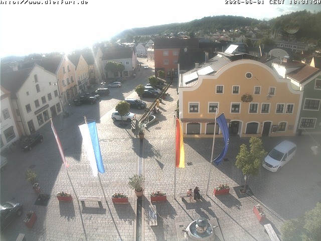 Archiv Foto Webcam Westansicht Marktplatz Dietfurt