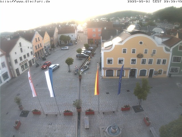 Archiv Foto Webcam Westansicht Marktplatz Dietfurt