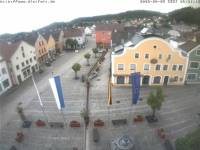 Archiv Foto Webcam Westansicht Marktplatz Dietfurt