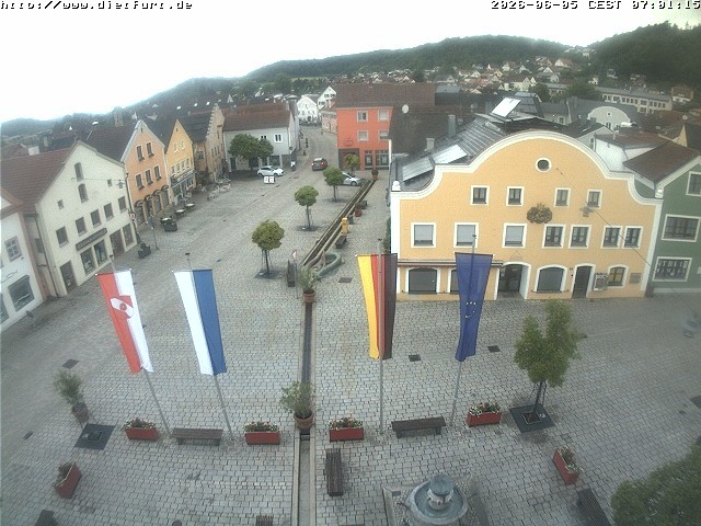 Archiv Foto Webcam Westansicht Marktplatz Dietfurt