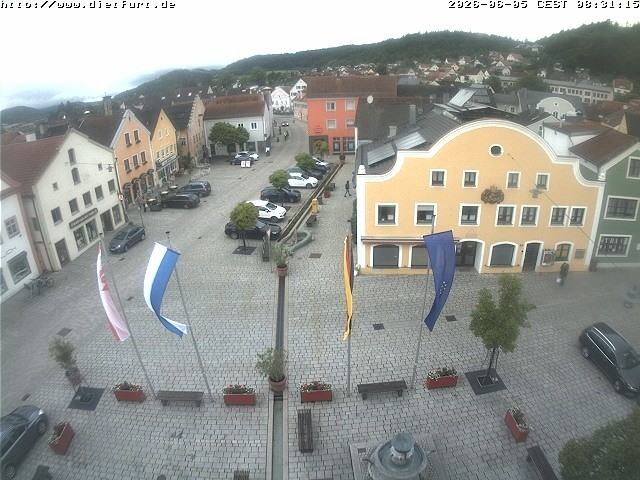 Archiv Foto Webcam Westansicht Marktplatz Dietfurt