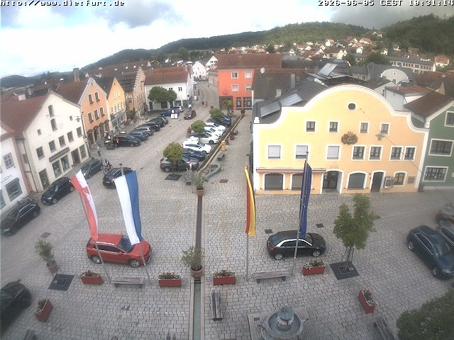 Archiv Foto Webcam Westansicht Marktplatz Dietfurt