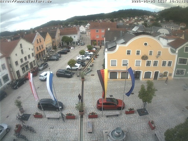Archiv Foto Webcam Westansicht Marktplatz Dietfurt