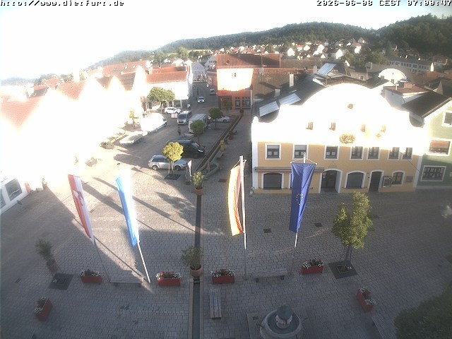 Archiv Foto Webcam Westansicht Marktplatz Dietfurt