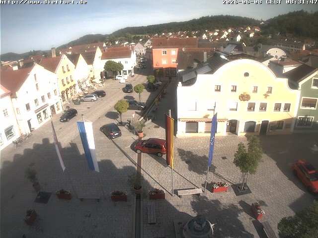 Archiv Foto Webcam Westansicht Marktplatz Dietfurt