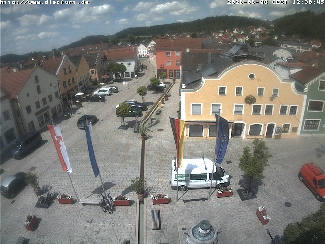 Archiv Foto Webcam Westansicht Marktplatz Dietfurt