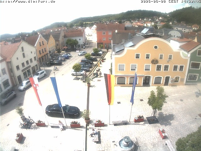 Archiv Foto Webcam Westansicht Marktplatz Dietfurt
