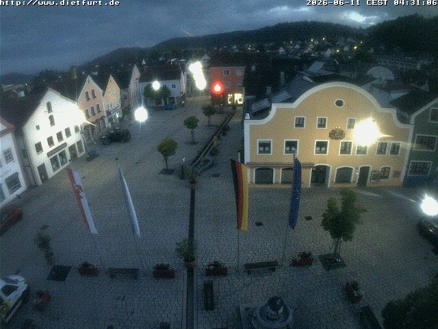Archiv Foto Webcam Westansicht Marktplatz Dietfurt