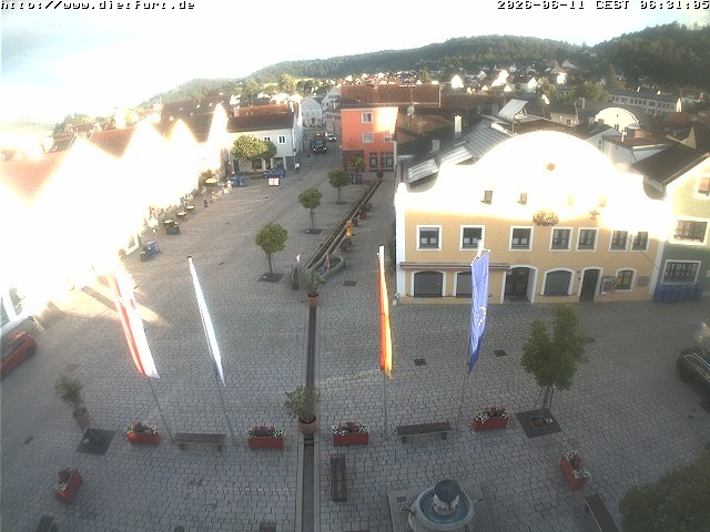 Archiv Foto Webcam Westansicht Marktplatz Dietfurt