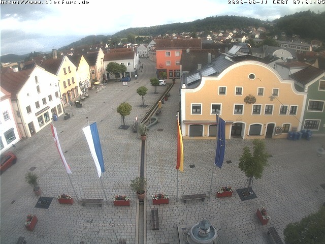 Archiv Foto Webcam Westansicht Marktplatz Dietfurt
