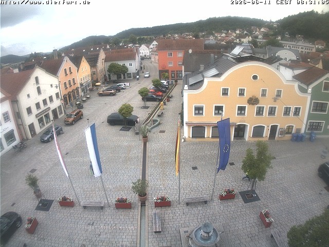 Archiv Foto Webcam Westansicht Marktplatz Dietfurt