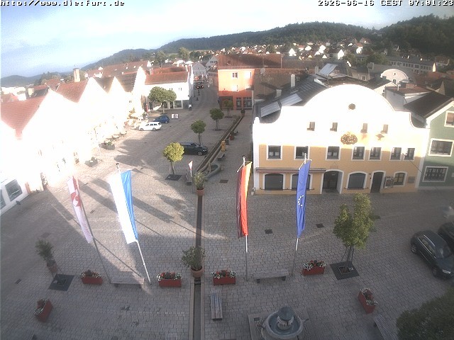 Archiv Foto Webcam Westansicht Marktplatz Dietfurt