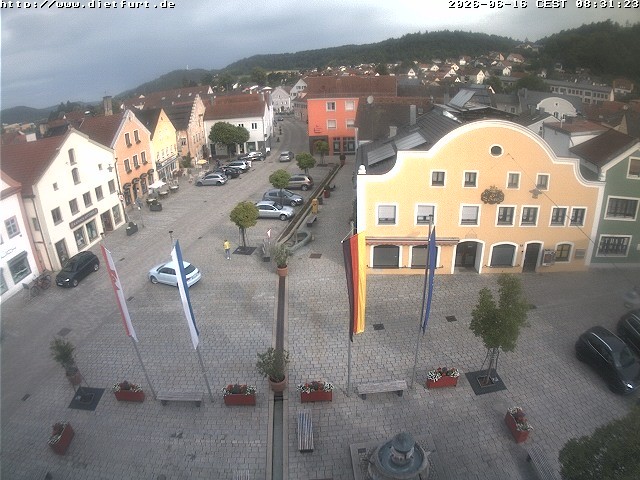 Archiv Foto Webcam Westansicht Marktplatz Dietfurt