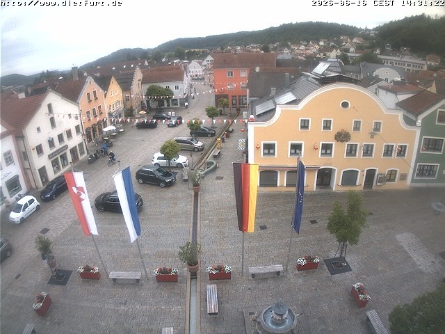 Archiv Foto Webcam Westansicht Marktplatz Dietfurt