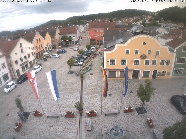 Archiv Foto Webcam Westansicht Marktplatz Dietfurt