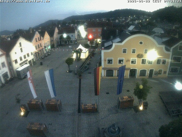 Archiv Foto Webcam Westansicht Marktplatz Dietfurt