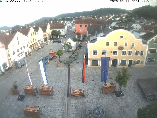 Archiv Foto Webcam Westansicht Marktplatz Dietfurt