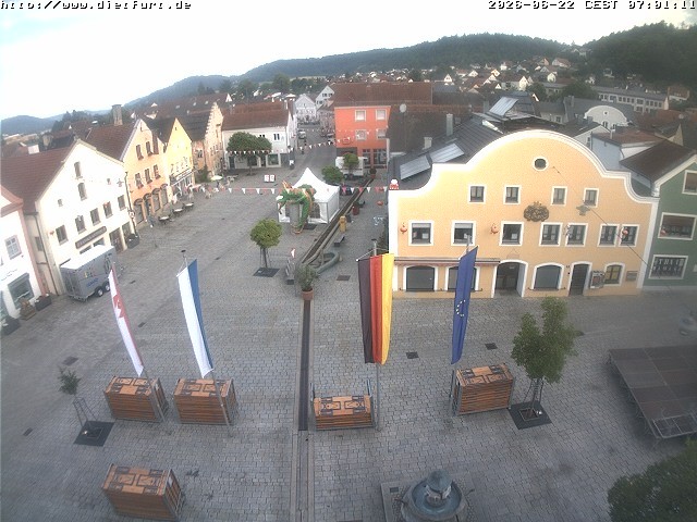 Archiv Foto Webcam Westansicht Marktplatz Dietfurt