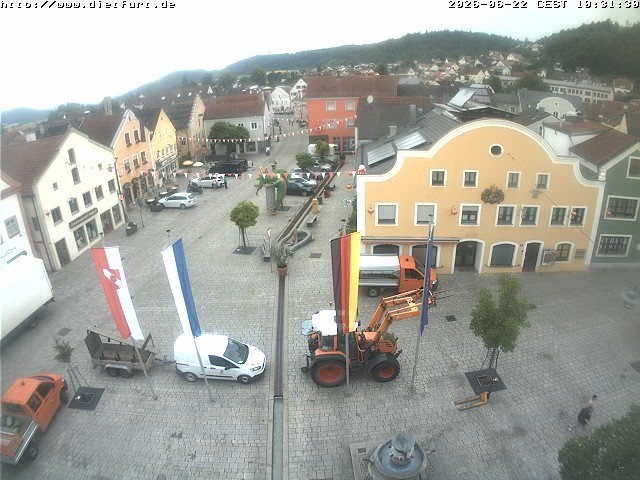 Archiv Foto Webcam Westansicht Marktplatz Dietfurt