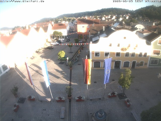 Archiv Foto Webcam Westansicht Marktplatz Dietfurt