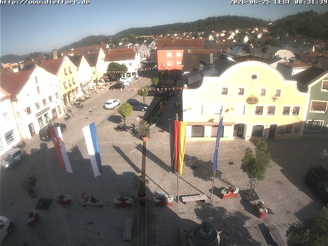 Archiv Foto Webcam Westansicht Marktplatz Dietfurt