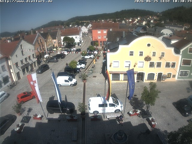 Archiv Foto Webcam Westansicht Marktplatz Dietfurt