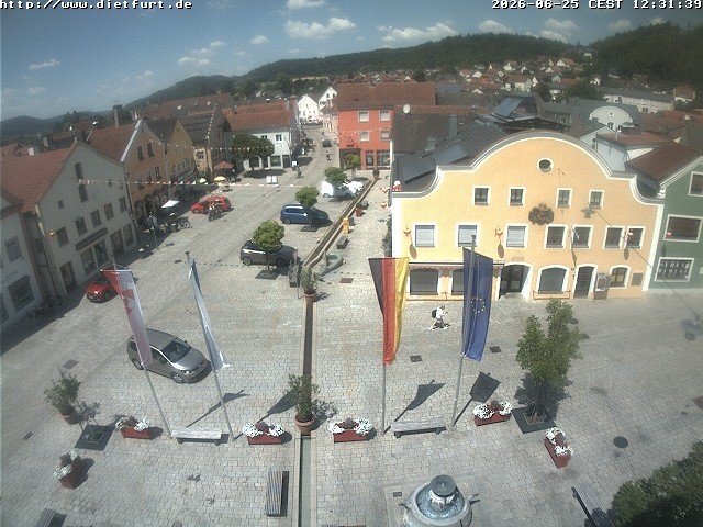 Archiv Foto Webcam Westansicht Marktplatz Dietfurt