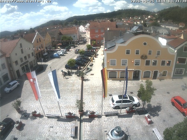 Archiv Foto Webcam Westansicht Marktplatz Dietfurt