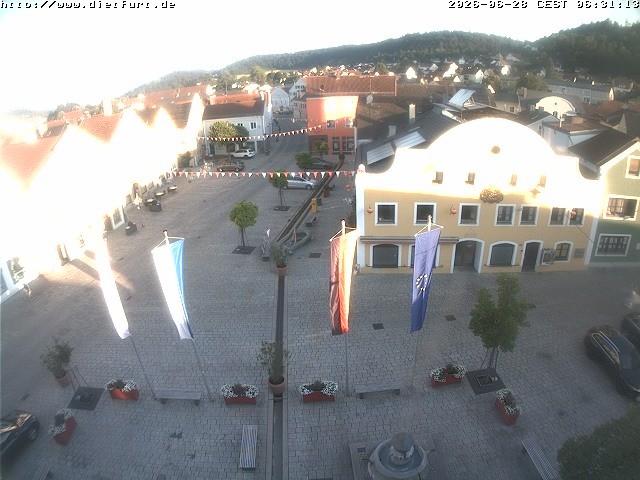 Archiv Foto Webcam Westansicht Marktplatz Dietfurt