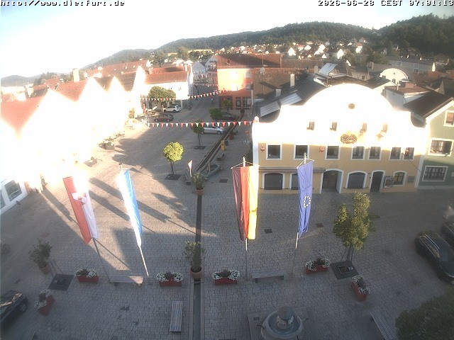Archiv Foto Webcam Westansicht Marktplatz Dietfurt