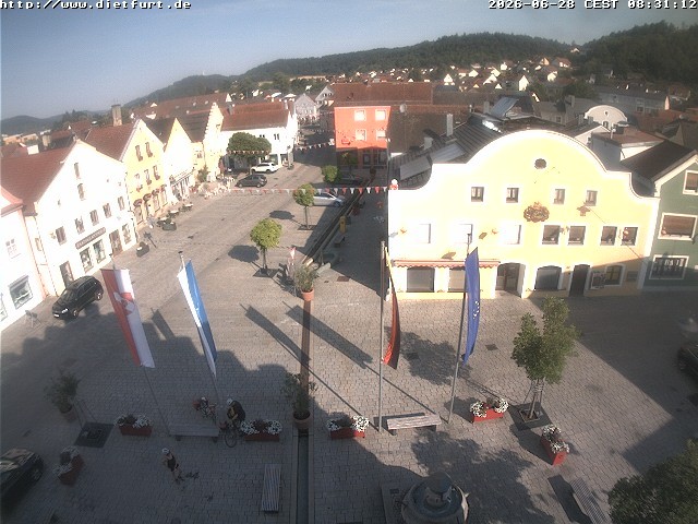 Archiv Foto Webcam Westansicht Marktplatz Dietfurt
