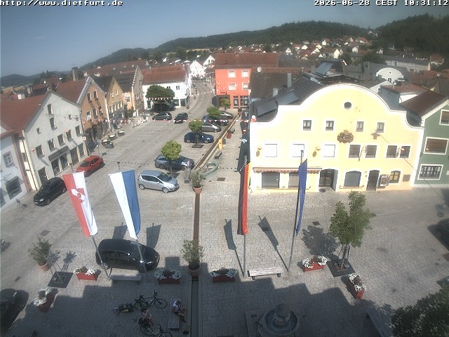 Archiv Foto Webcam Westansicht Marktplatz Dietfurt