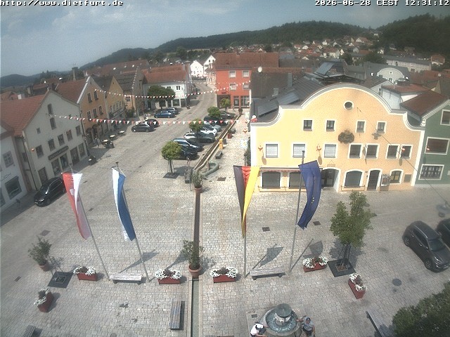 Archiv Foto Webcam Westansicht Marktplatz Dietfurt