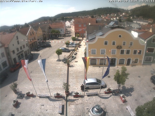 Archiv Foto Webcam Westansicht Marktplatz Dietfurt