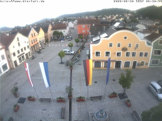 Archiv Foto Webcam Westansicht Marktplatz Dietfurt