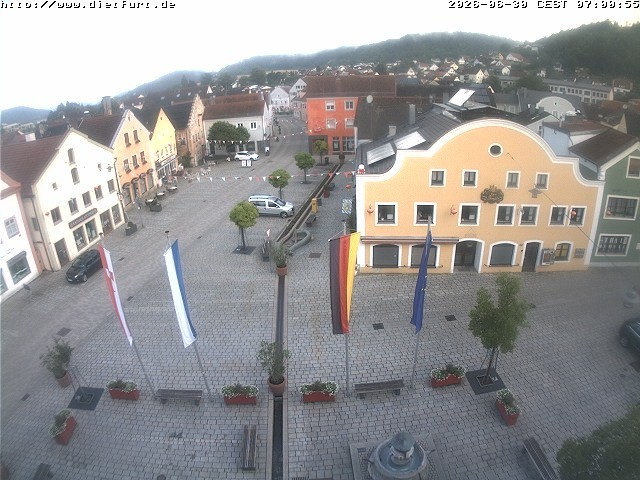 Archiv Foto Webcam Westansicht Marktplatz Dietfurt