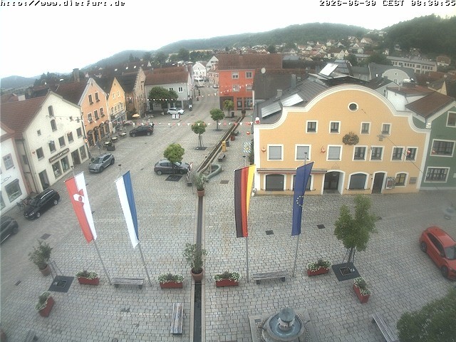 Archiv Foto Webcam Westansicht Marktplatz Dietfurt