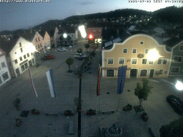Archiv Foto Webcam Westansicht Marktplatz Dietfurt