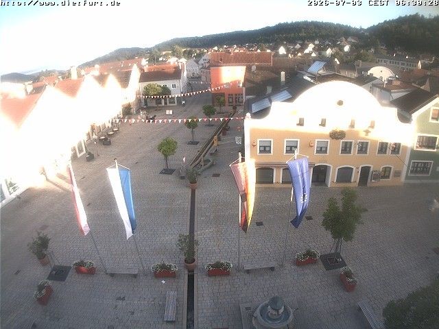 Archiv Foto Webcam Westansicht Marktplatz Dietfurt
