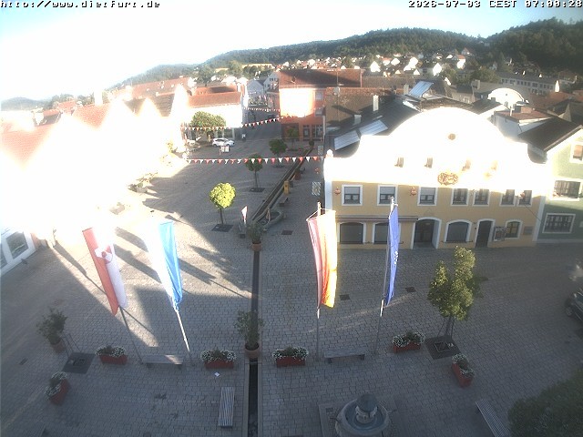 Archiv Foto Webcam Westansicht Marktplatz Dietfurt