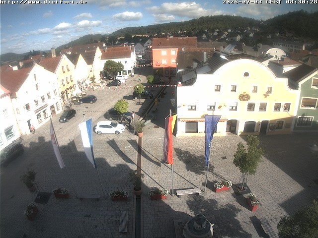 Archiv Foto Webcam Westansicht Marktplatz Dietfurt