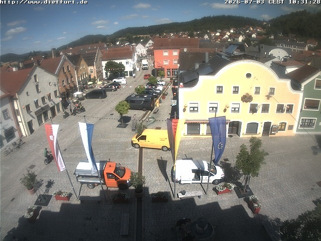 Archiv Foto Webcam Westansicht Marktplatz Dietfurt