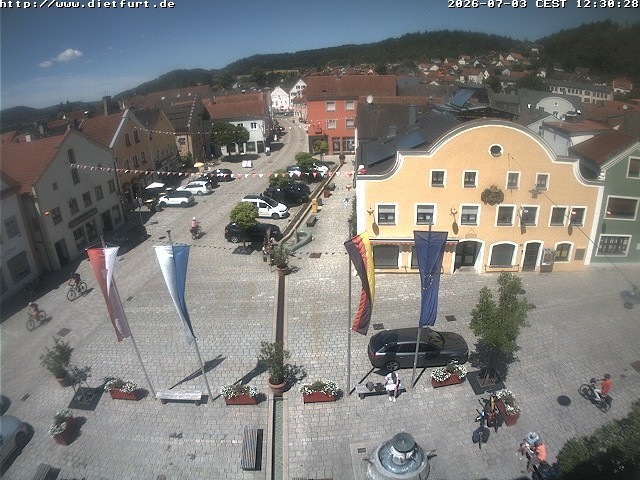 Archiv Foto Webcam Westansicht Marktplatz Dietfurt