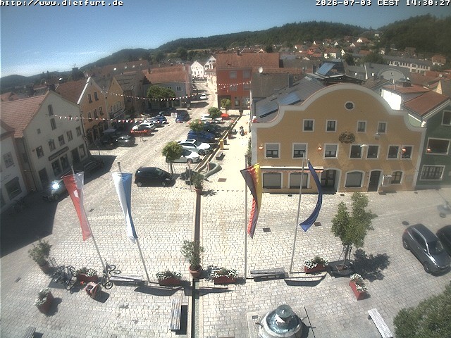 Archiv Foto Webcam Westansicht Marktplatz Dietfurt