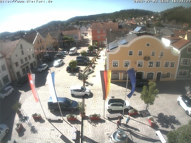 Archiv Foto Webcam Westansicht Marktplatz Dietfurt