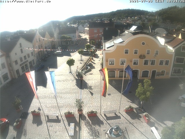 Archiv Foto Webcam Westansicht Marktplatz Dietfurt